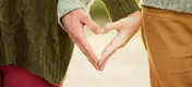 hands together as a heart