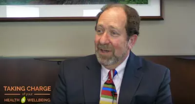 Dr. Eisenberg speaking into the camera